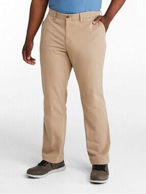 L.L. Bean Men's Comfort Stretch Chino Pants Standard Fit Tan Mens Size 40X29
